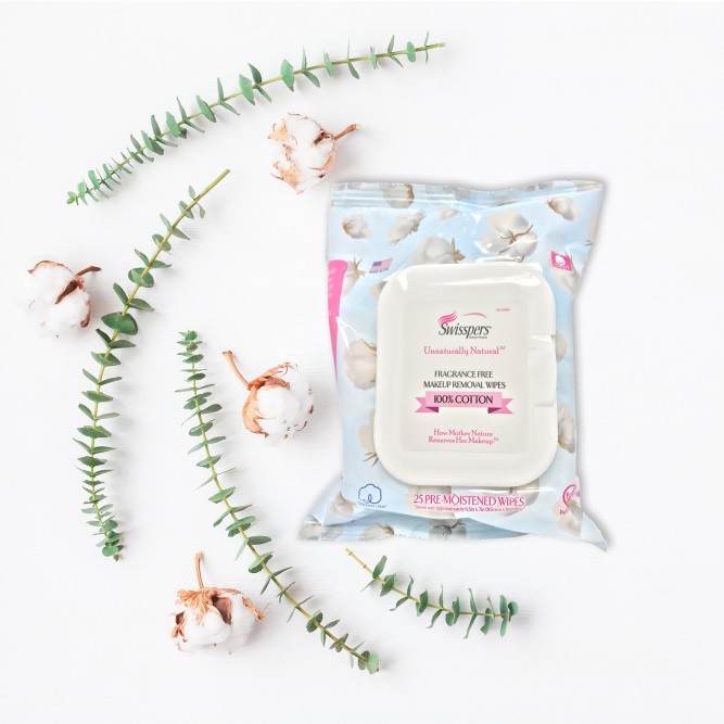 Swisspers Cotton Makeup Removal Wipes